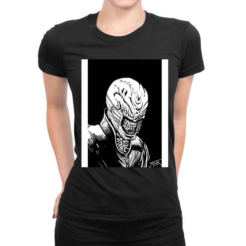 Hellraiser Cenobite Chatterer Graphic Ladies Fitted T-Shirt by cm-arts | Artistshot