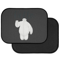 Funny Big Hero 6 Baymax Hello Wave Graphic Rear Car Mat | Artistshot