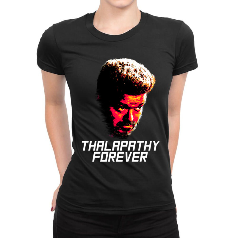 Thalapathy Forever Ladies Fitted T-Shirt by cm-arts | Artistshot