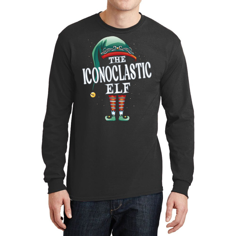 Iconoclastic Elf Christmas Group Xmas Pajama Party Long Sleeve T Shirt Long Sleeve Shirts by cm-arts | Artistshot