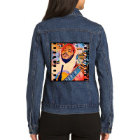 Thundercat (film Strip Design) Ladies Denim Jacket | Artistshot