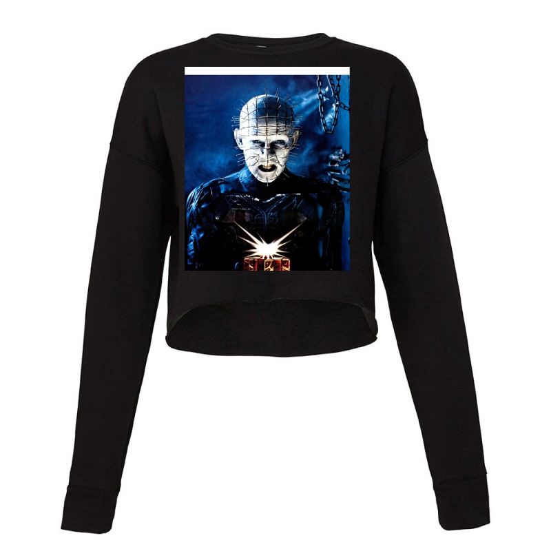 Hellraiser Graphic Cropped Sweater by cm-arts | Artistshot