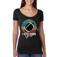 Football I Still Own You 294 Football Player Women's Triblend Scoop T-shirt | Artistshot