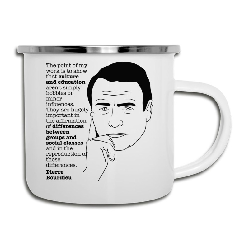 Bourdieu Quote 1 Philosophy Sociology Teacher Camper Cup By Cm-arts ...