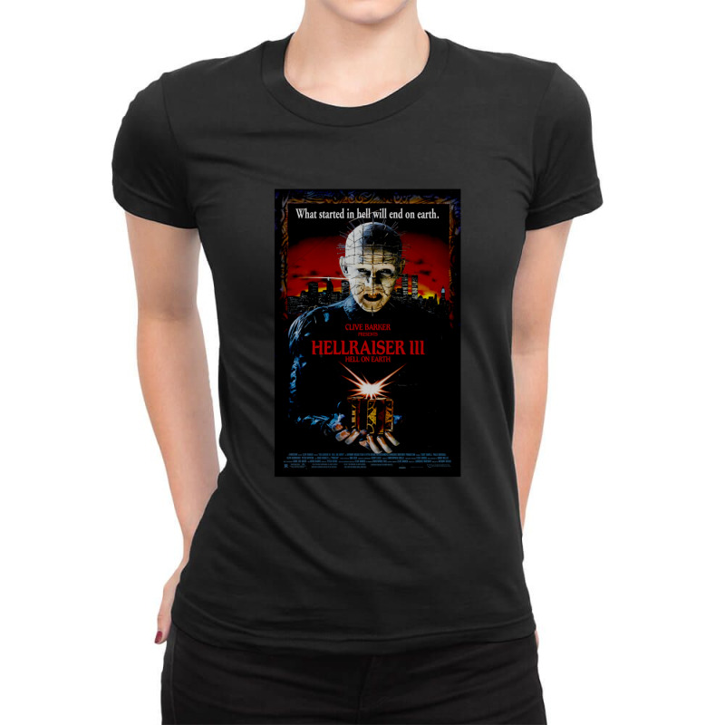 Hellraiser Iii  Hell On Earth (1992) Anthony Hickox Ladies Fitted T-Shirt by cm-arts | Artistshot