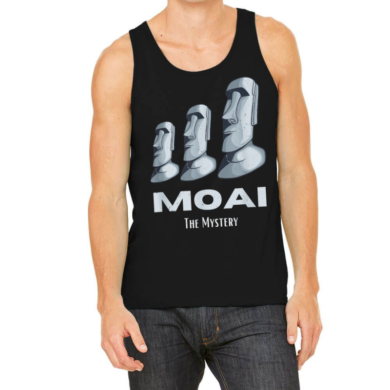 Rapa Nui Moai Easter Islands Statue Heads Mystery Tank Top | Artistshot