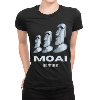 Rapa Nui Moai Easter Islands Statue Heads Mystery Ladies Fitted T-shirt | Artistshot