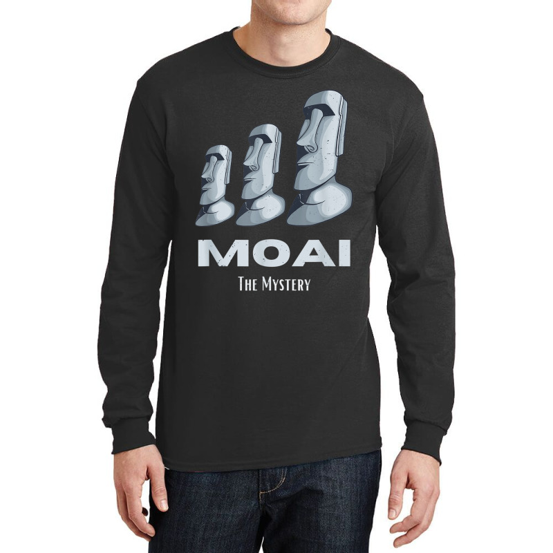 Rapa Nui Moai Easter Islands Statue Heads Mystery Long Sleeve Shirts | Artistshot