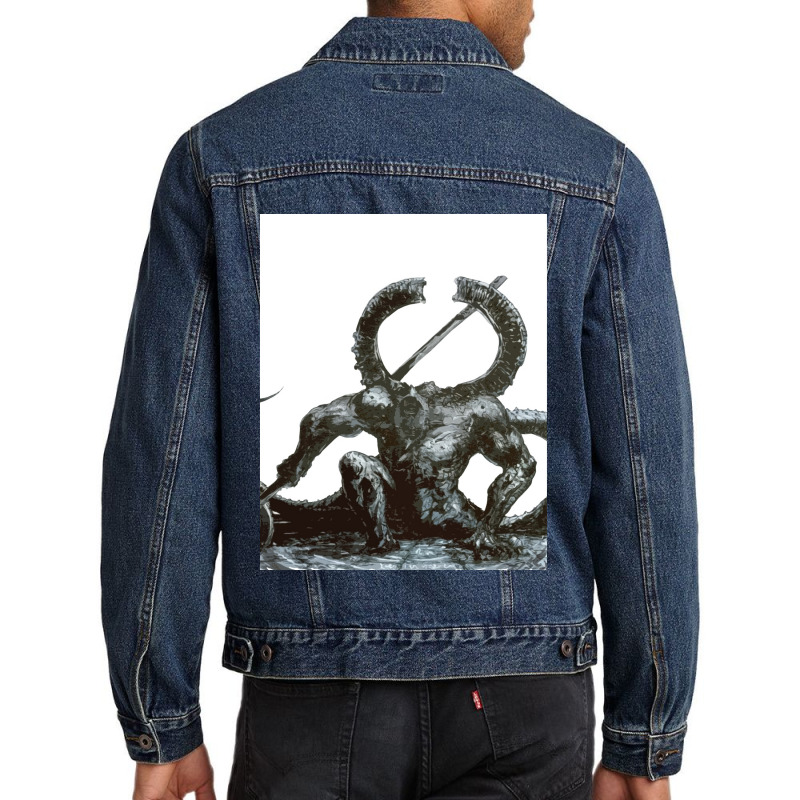 Titanite Demon Graphic Men Denim Jacket | Artistshot