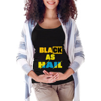 Black As Hail Michigan  (2) Maternity Scoop Neck T-shirt | Artistshot