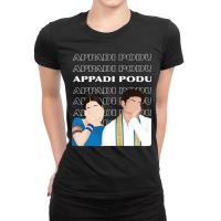 Appadi Podu  White Ladies Fitted T-shirt | Artistshot