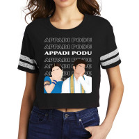 Appadi Podu  White Scorecard Crop Tee | Artistshot