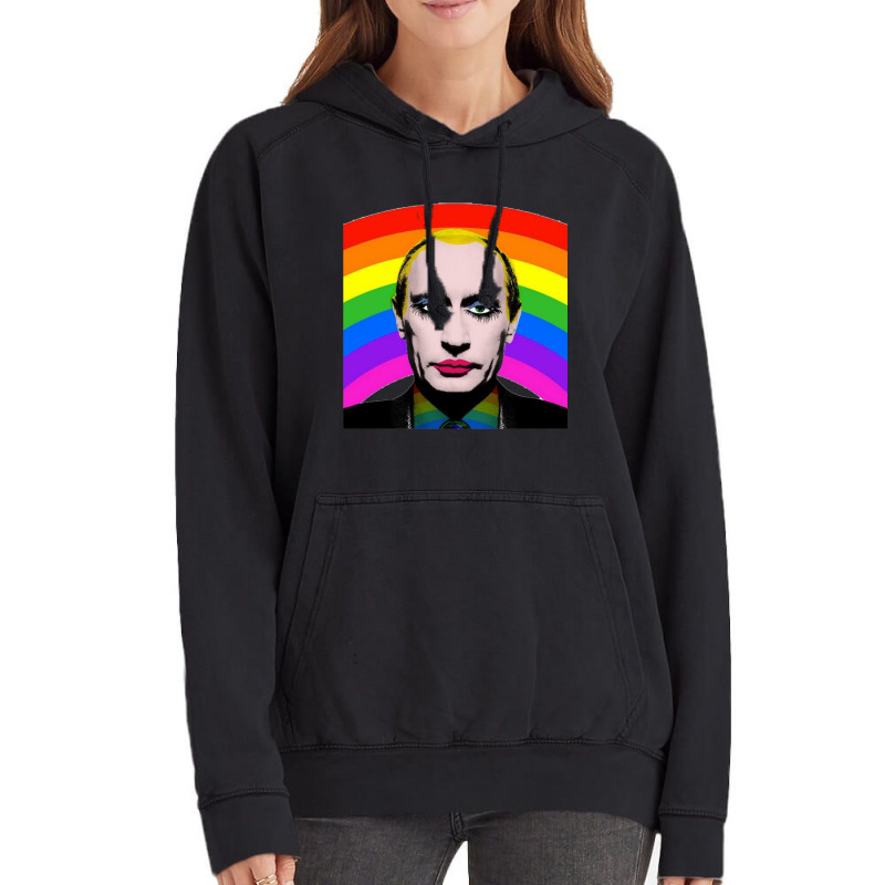 Vladimir Putin Gay Clown Vintage Hoodie by cm-arts | Artistshot