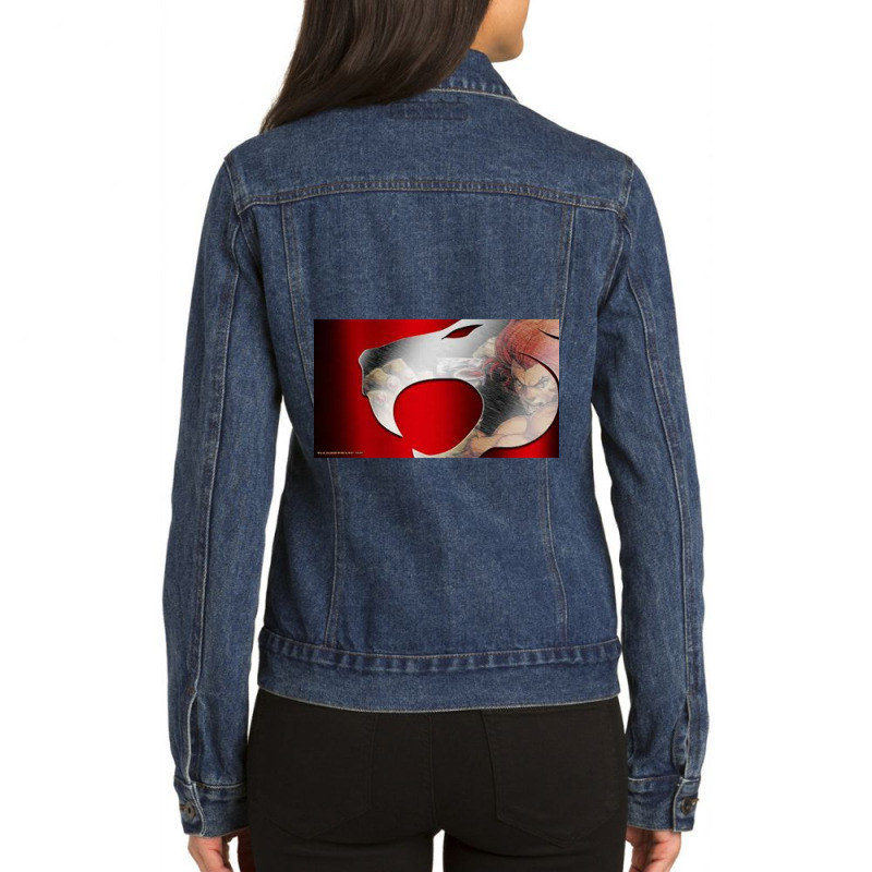 Thundercat  Premium Scoop Ladies Denim Jacket by cm-arts | Artistshot