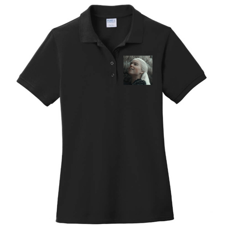 Milly Alcock Ladies Polo Shirt by cm-arts | Artistshot