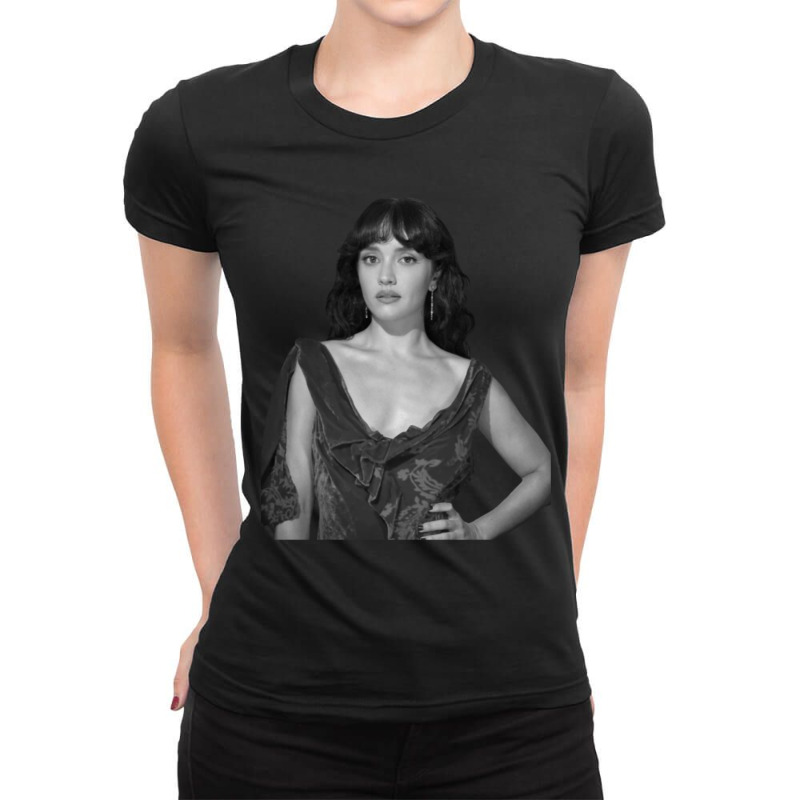 Olivia Cooke Ladies Fitted T-Shirt by cm-arts | Artistshot