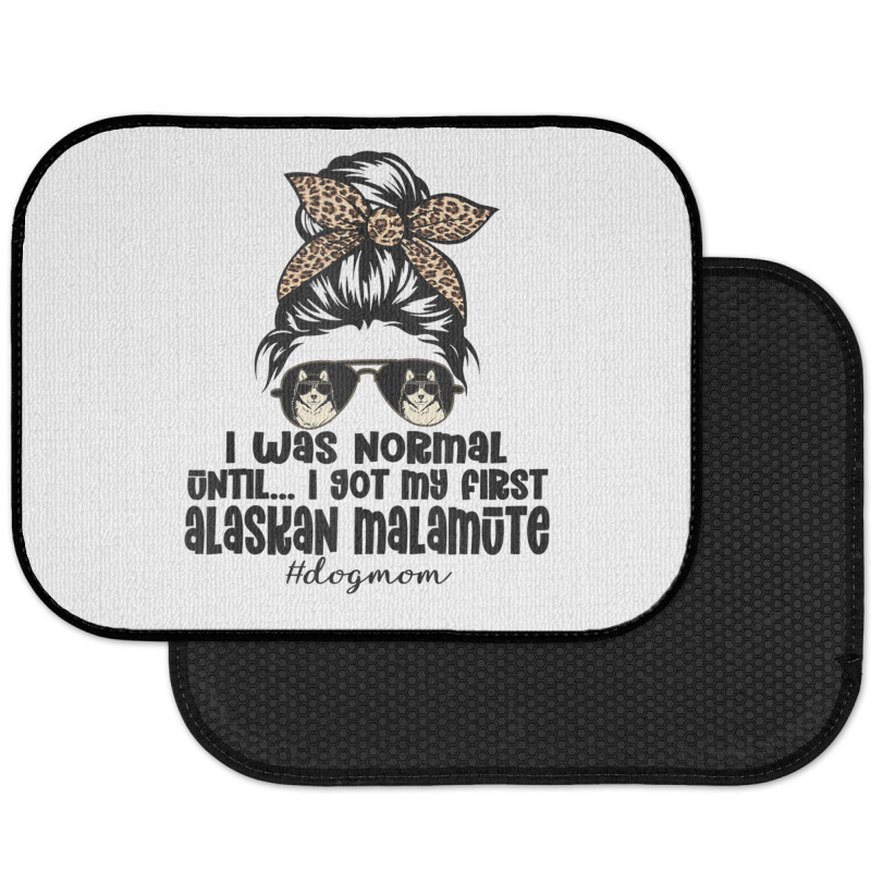 Normal Until Got My Alaskan Malamute Leopard Bandana Funny Tank Top Rear Car Mat | Artistshot