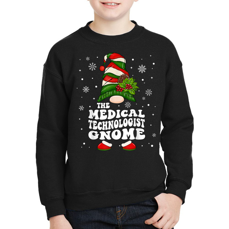 Medical Technician Gnome Emergency Worker Christmas Pajama T Shirt Youth Sweatshirt | Artistshot