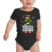 Medical Technician Gnome Emergency Worker Christmas Pajama T Shirt Baby Bodysuit | Artistshot