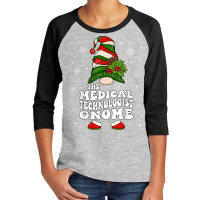 Medical Technician Gnome Emergency Worker Christmas Pajama T Shirt Youth 3/4 Sleeve | Artistshot