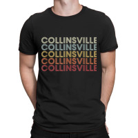 Collinsville Virginia Collinsville Va Retro Vintage Text Tank Top T-shirt | Artistshot