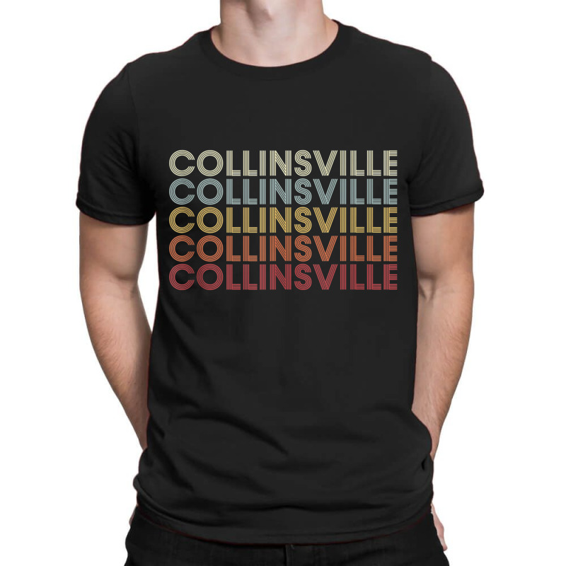 Collinsville Virginia Collinsville Va Retro Vintage Text Tank Top T-shirt | Artistshot