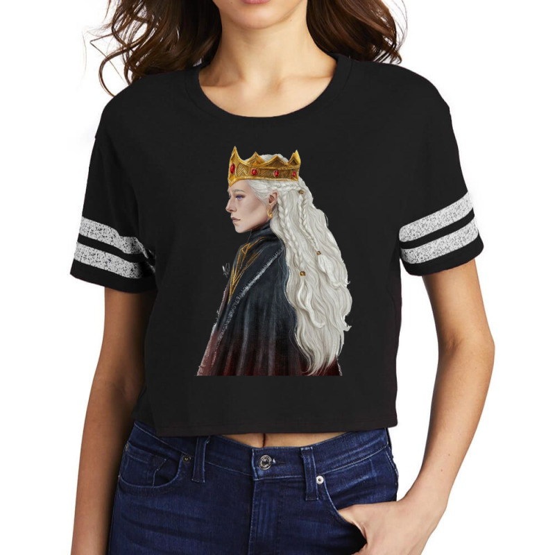 Rhaenyra Qeen Scorecard Crop Tee by cm-arts | Artistshot