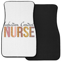 Leopard Infection Control Nurse Print For Nursing Student Long Sleeve Front Car Mat | Artistshot