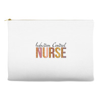 Leopard Infection Control Nurse Print For Nursing Student Long Sleeve Accessory Pouches | Artistshot