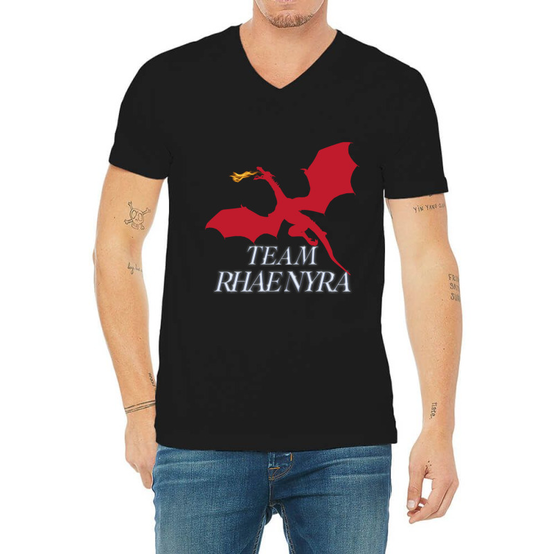 Team Rhaenyra V-Neck Tee by cm-arts | Artistshot