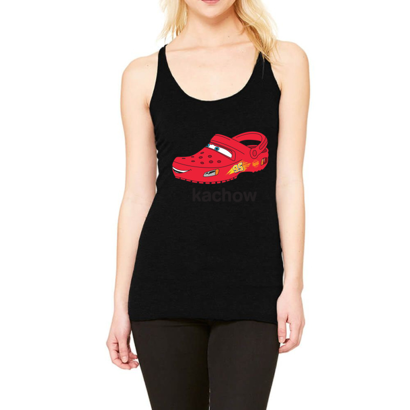 Lightning Mcqueen Croc Racerback Tank by cm-arts | Artistshot