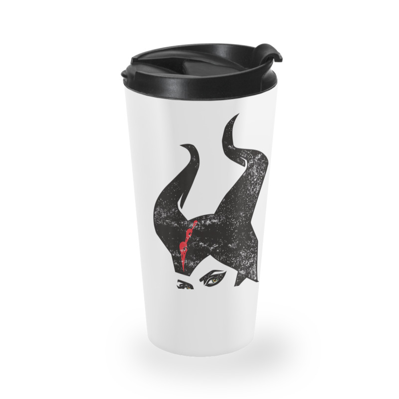 Funny Maleficent Mistress Of Evil Stylized Portrait Travel Mug | Artistshot