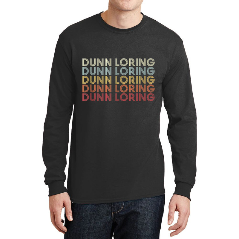 Dunn Loring Virginia Dunn Loring Va Retro Vintage Text Tank Top Long Sleeve Shirts | Artistshot