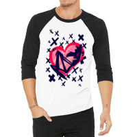 Angel Dust Love Heart 3/4 Sleeve Shirt | Artistshot