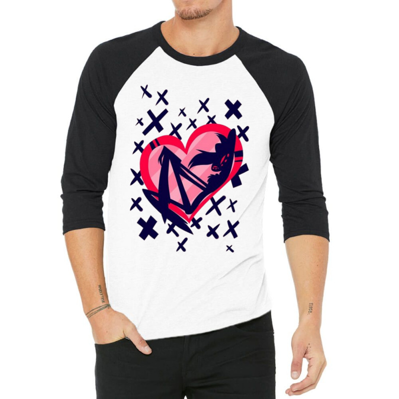 Angel Dust Love Heart 3/4 Sleeve Shirt by cm-arts | Artistshot