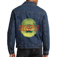 Snfu  And No One Else Wanted To Play Men Denim Jacket | Artistshot