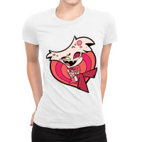 Vivziepop Chibi Angel Dust Ladies Fitted T-shirt | Artistshot