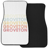 Groveton Virginia Groveton Va Retro Vintage Text Tank Top Front Car Mat | Artistshot