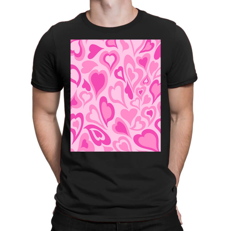 Preppy Aesthetic Hearts Pink Preppy Aesthetic Graphic T-shirt | Artistshot