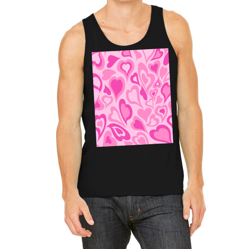 Preppy Aesthetic Hearts Pink Preppy Aesthetic Graphic Tank Top | Artistshot