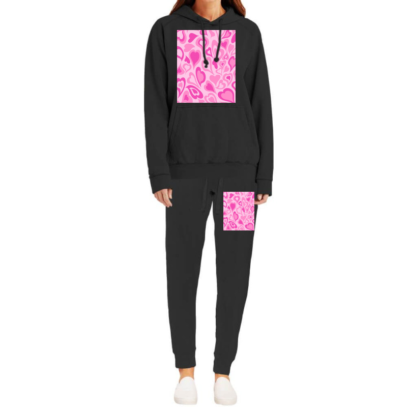 Preppy Aesthetic Hearts Pink Preppy Aesthetic Graphic Hoodie & Jogger Set | Artistshot