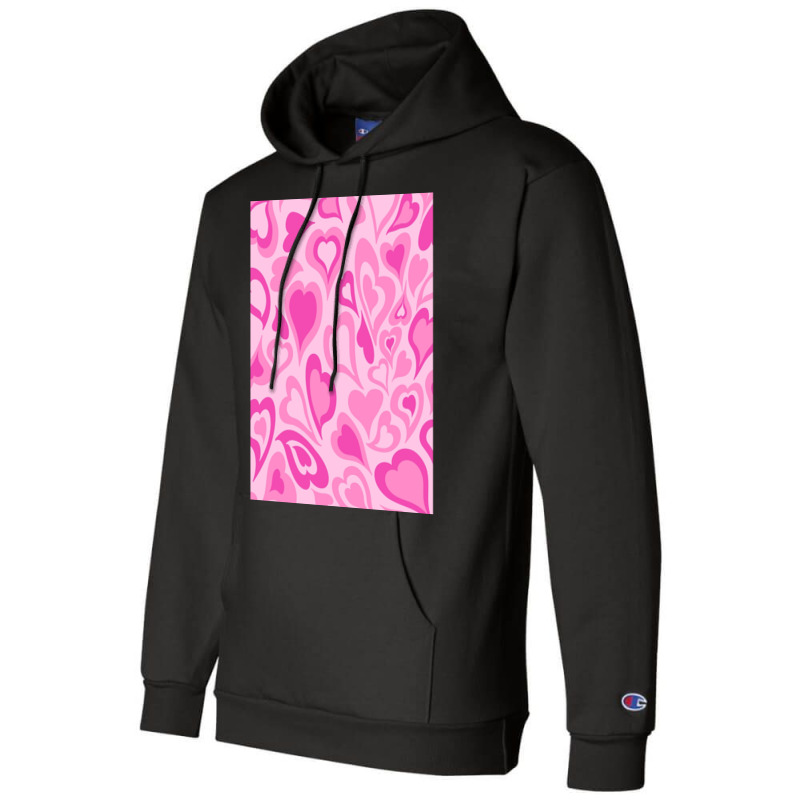 Preppy Aesthetic Hearts Pink Preppy Aesthetic Graphic Champion Hoodie | Artistshot