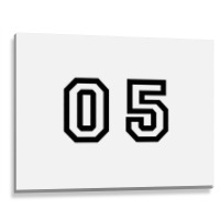 Number Zero Five   Number Five Metal Print Horizontal | Artistshot