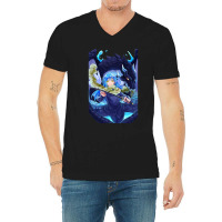 Rimuru And Dragon  (that Time I Got Reincarnated As A Slime) V-neck Tee | Artistshot