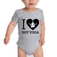 Teal I Love Hot Yoga Heart Sukhasana Raglan Baseball Tee Baby Bodysuit | Artistshot