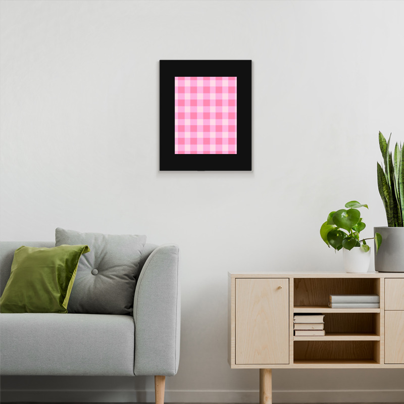 Preppy Pink Aesthetic Gingham Preppy Aesthetic Graphic Metal Print Vertical | Artistshot