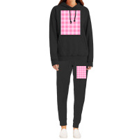 Preppy Pink Aesthetic Gingham Preppy Aesthetic Graphic Hoodie & Jogger Set | Artistshot