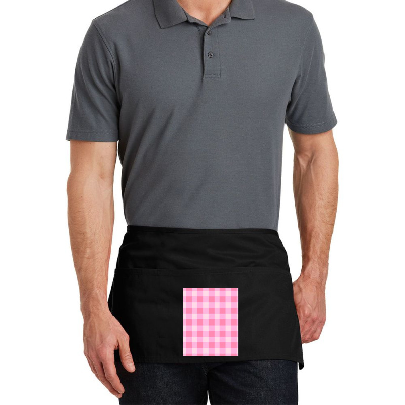 Preppy Pink Aesthetic Gingham Preppy Aesthetic Graphic Waist Apron | Artistshot