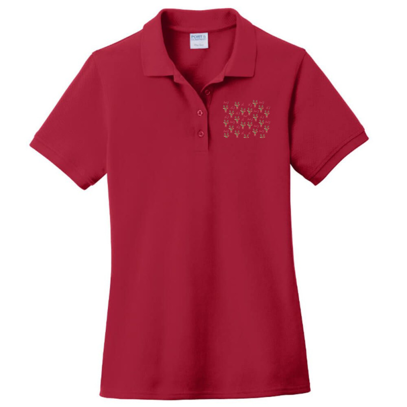 Touring Reindeers Animal Ladies Polo Shirt | Artistshot