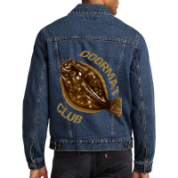 Flounder  Fluke  Doormat Club Men Denim Jacket | Artistshot